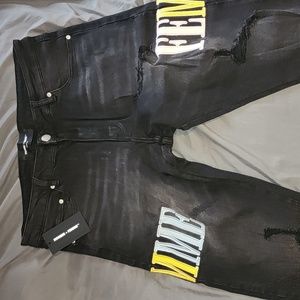 Homme Femme distressed jeans